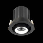 ST702.438.12 Св-к встр. Черный LED 1*12W 3000K 900Lm Ra80 24° IP20 D90xH92 180-240V