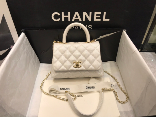 Chane1 Coco Handle Bag 19 cm