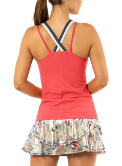 Женский топ теннисный Lucky in Love A Stitch In Time Bralette Cami Women - flame