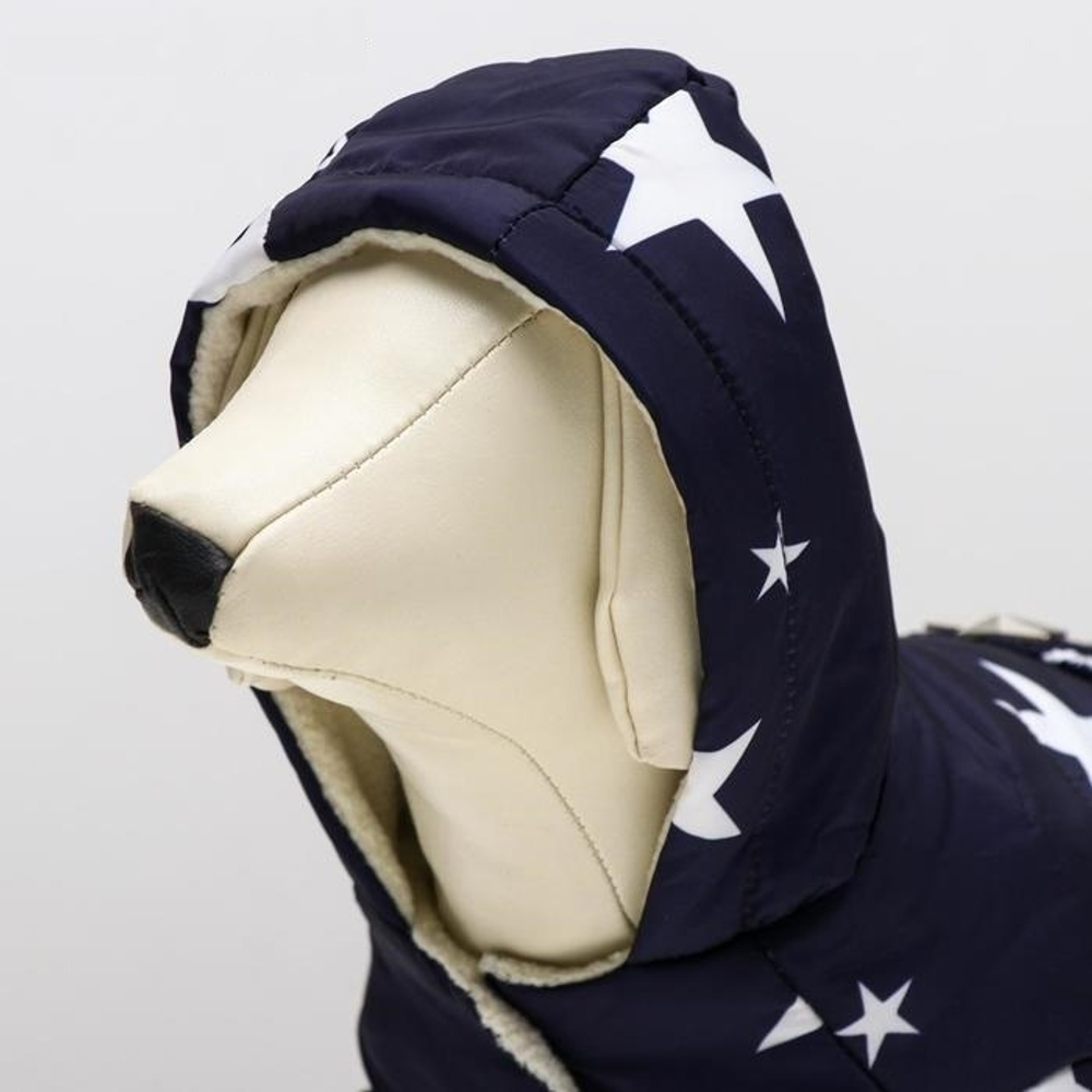 Комбинезон "Звездочки" XXL, ДС 40 см; ОШ 35 см; ОГ 55 см