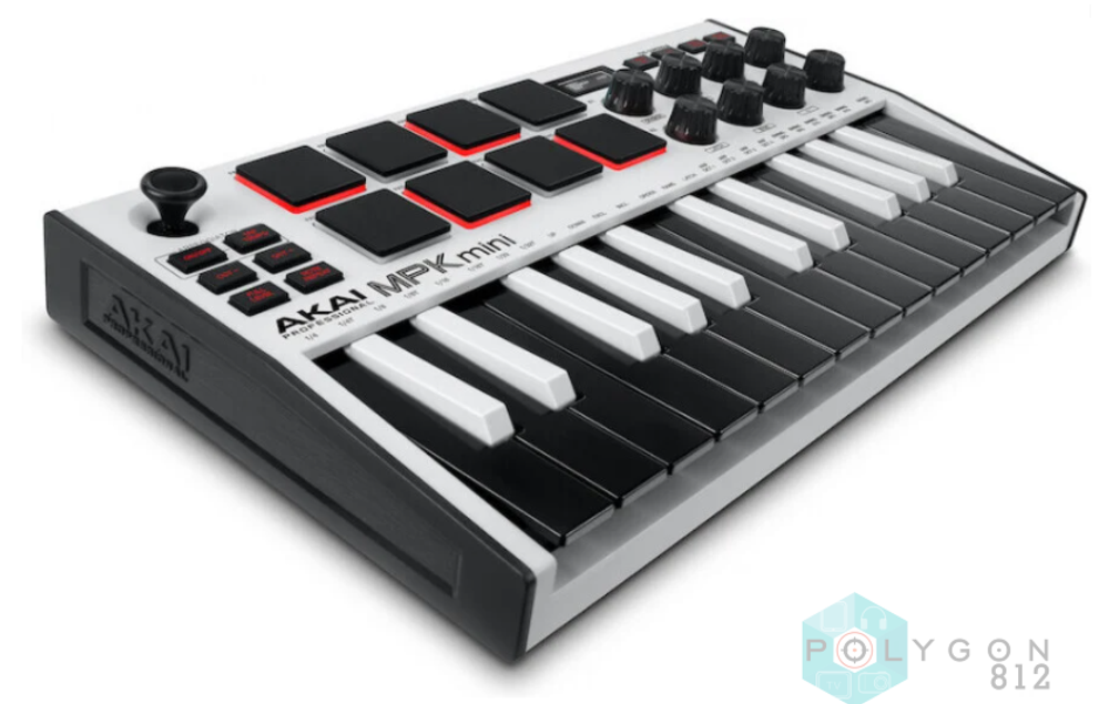 MIDI-клавиатура AKAI MPK Mini MKIII Белая