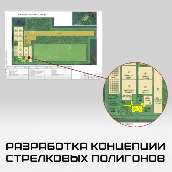 Разработка концепции стрелковых полигонов