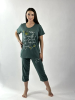 Пижама женская брид+футб. хлопок (велик) КЖ0033