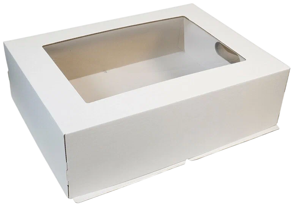 Коробка для торта с окном 30*40*13 см