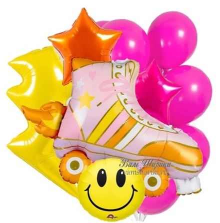 Букет шаров "Роликовые коньки"