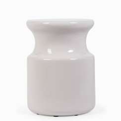 Кофейный стол Perry Ø33х45 см, бежевый глянец