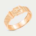 Кольцо для женщин из розового золота 585 пробы без вставок (арт. 00-61-0055-00)