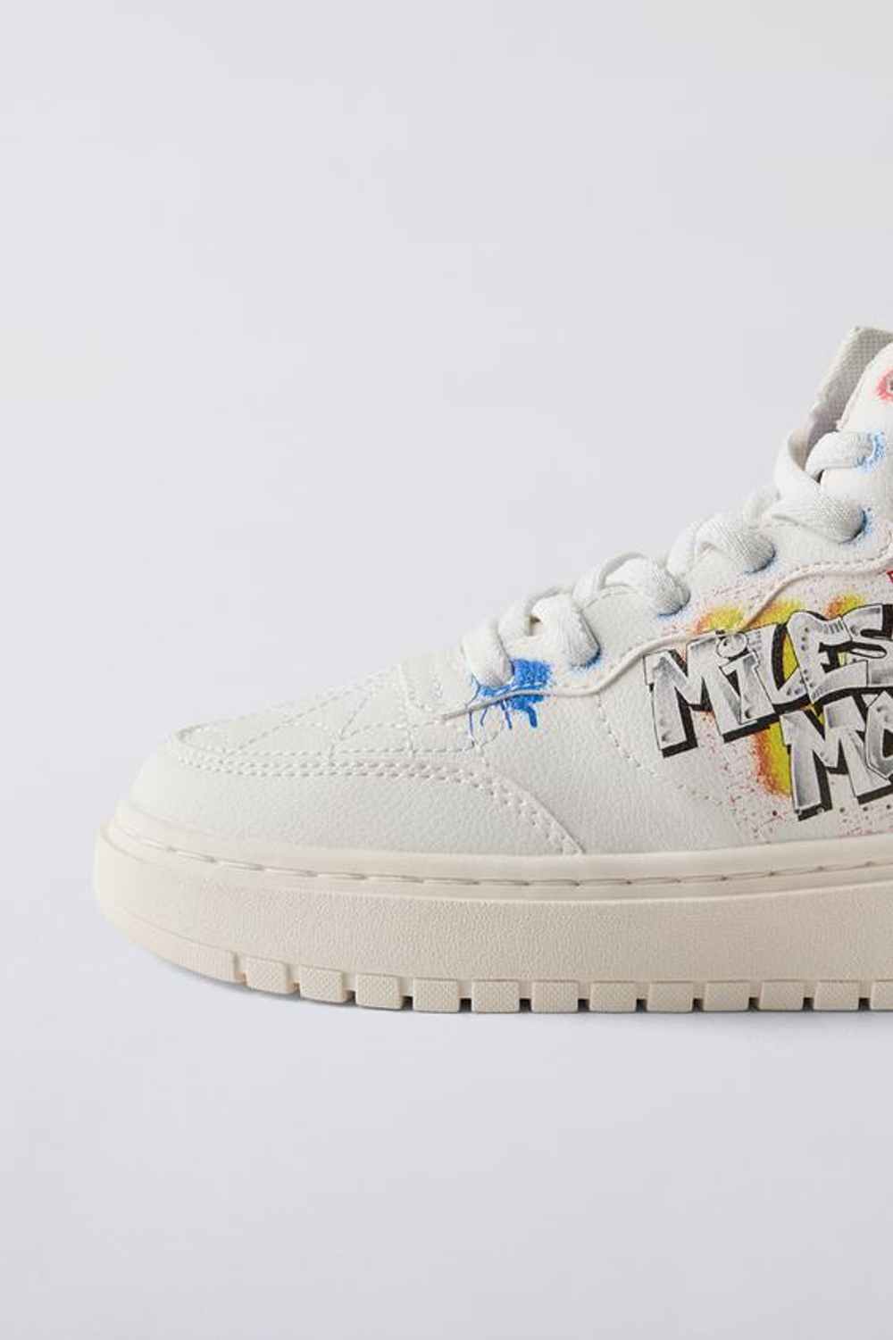 ZARA ВЫСОКИЕ КРОССОВКИ SPIDER-MAN: MILES MORALES © MARVEL, БЕЛЫЙ