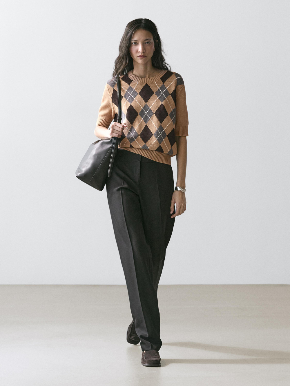 Massimo Dutti Трикотажный свитер, цвет верблюжьей шерсти