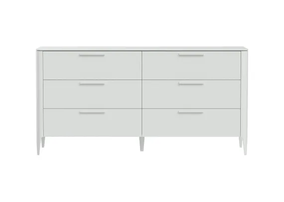 Комод Type 6 ящиков ширина 170 см (белый)