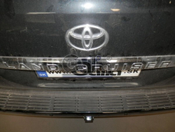 Фаркоп оцинкованный Galia T070A для Toyota Land Cruiser 200 2008-, Lexus LX 2008-(паспорт и сертификат в комплекте)(без электрики)