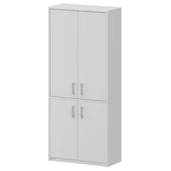 Шкаф комбинированный закрытый А-310/А-610 Белый 770x365x2000 Арго