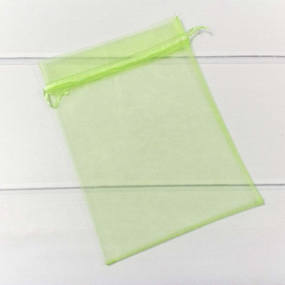 Мешочек 17х23см Органза (Зеленый)