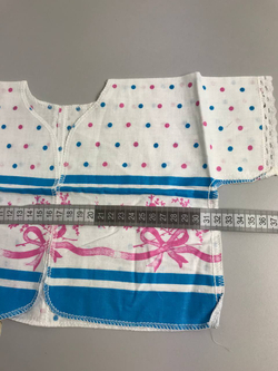 Распашонки в горошек на 3/6 месяцев, новые