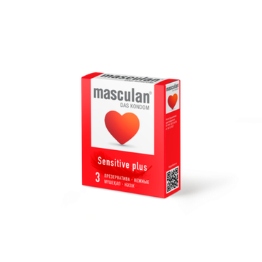 Презервативы Masculan Sensitive Plus Нежные, 3 шт.