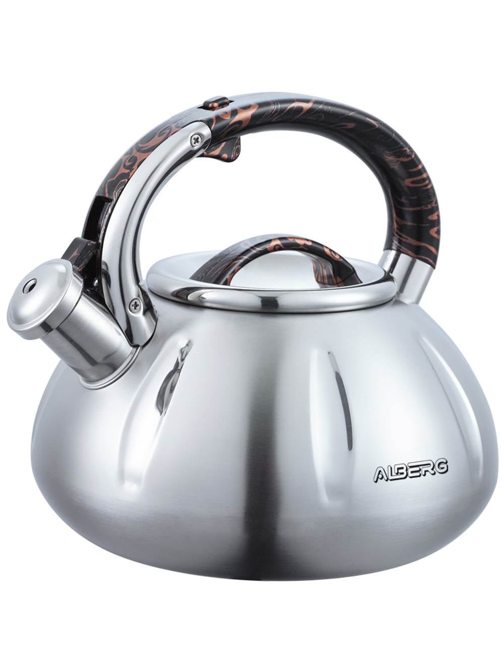 Чайник со свистком ALBERG AL-3042 для плит 3л.