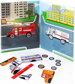 Спецмашинки, магнитная игра