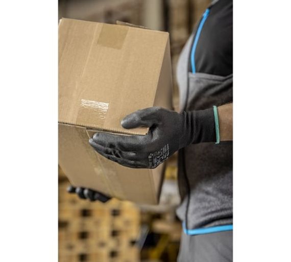 Перчатки рабочие с полиуретановым покрытием JAGST Högert (12 пар), арт. HT5K757