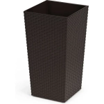 Кашпо напольное Ротанг 285х515мм (со вставкой)(мокко) (комплект 5 шт)