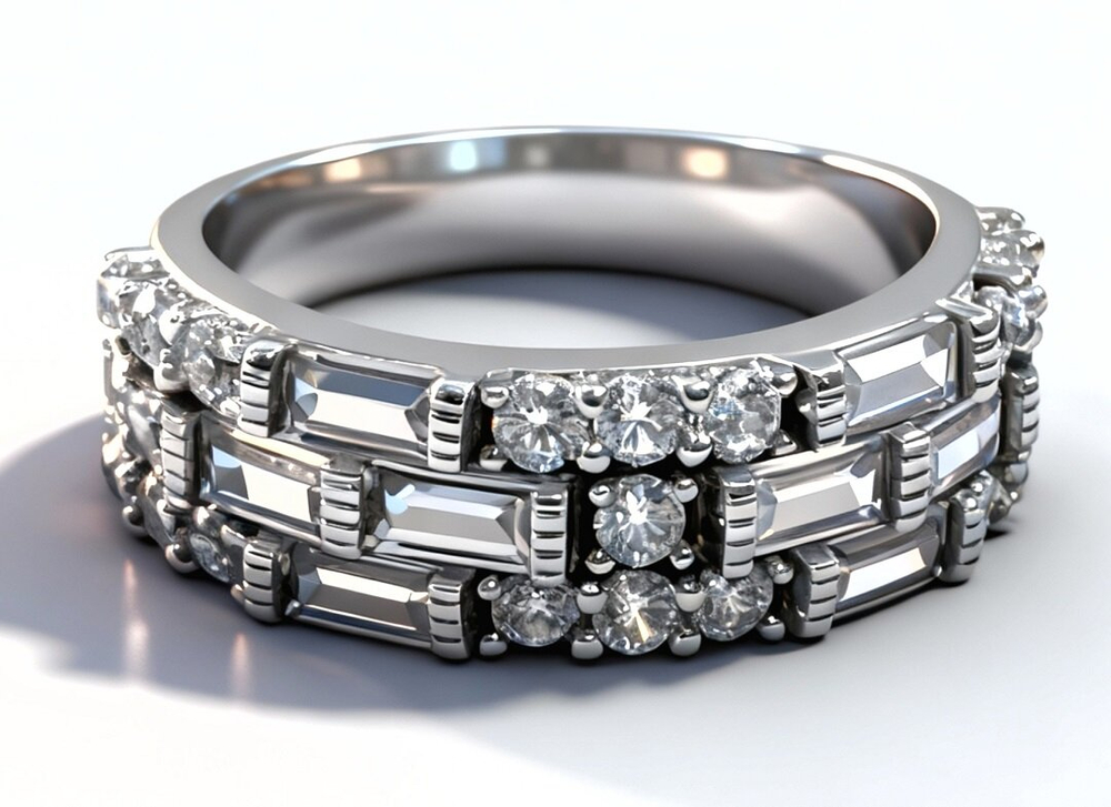 Ювелирное кольцо из серебра