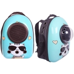 Рюкзак - переноска для животных «ЛЮБИМЫЙ БРО», цвет голубой, 30*29*42см/до 12кг (Пакет и Лейбл)