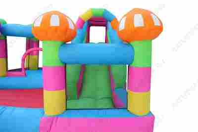 Батут для детей на дачу "Площадка сладостей" 3,2*2,9*2,13 м