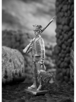 Оловянный солдатик Фузелер пеших гусар Наполеона 1800-1801 год