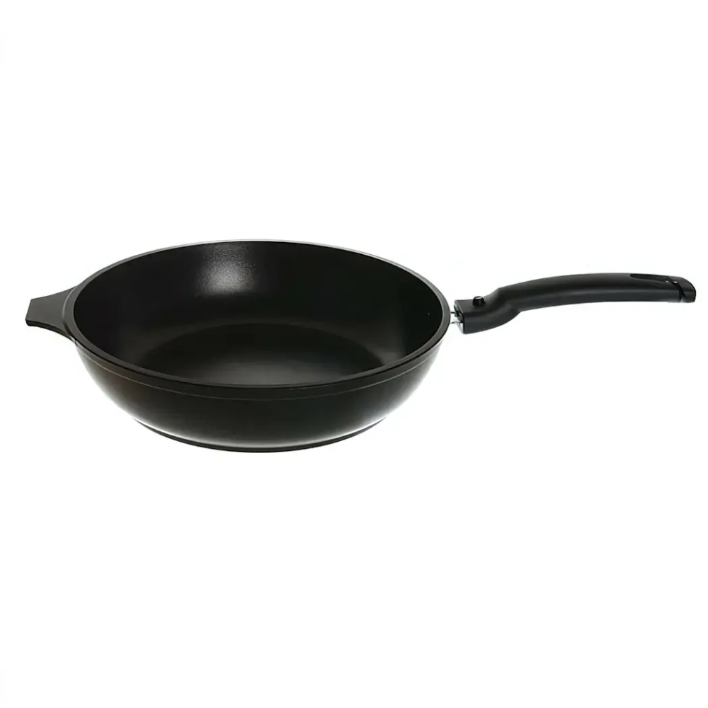 Сковорода 22см литой алюминий со съемной ручкой КМ-с222а