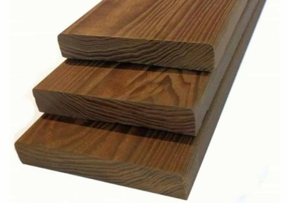 Палубная доска из термоясеня 24х140 сорт "Экстра"