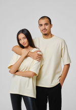 Футболка оверсайз SHANYRAQ CREAM