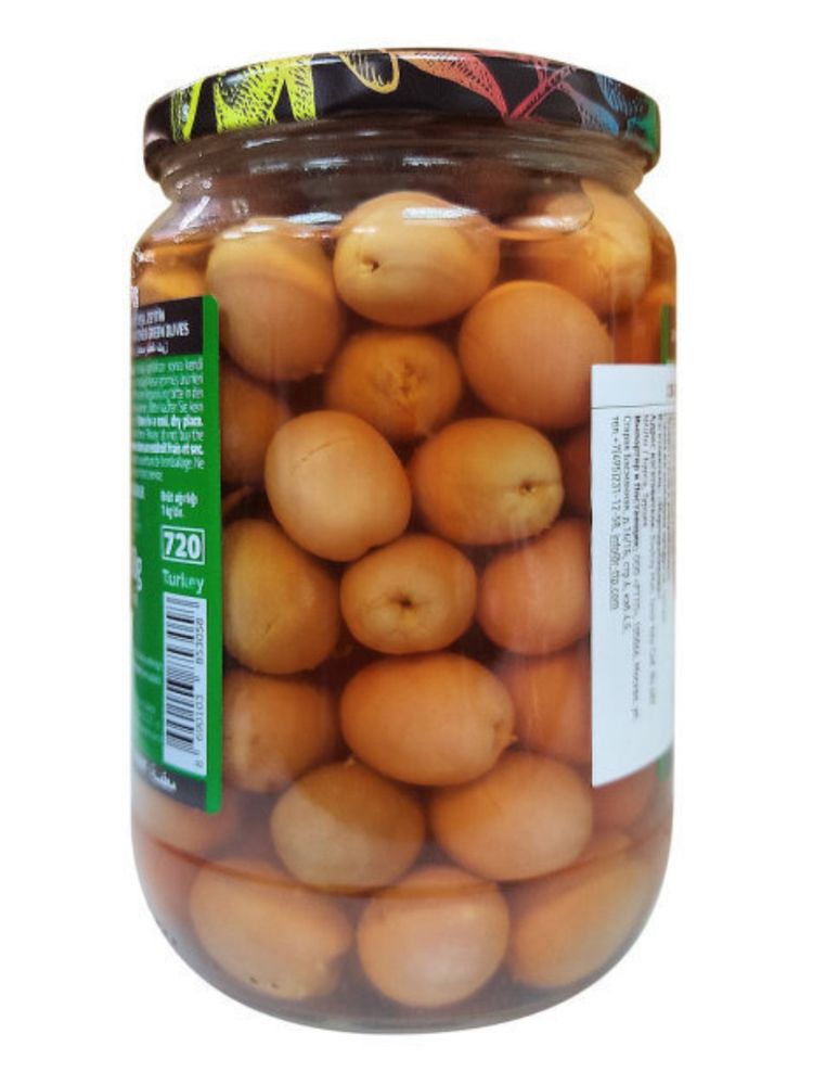 Оливки Marmarabirlik зеленые CIZIK L, 400 г, 2 шт