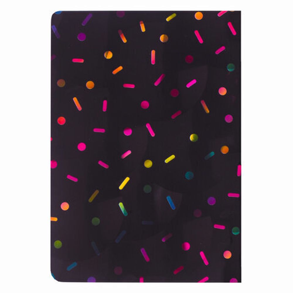 Блокнот МАЛЫЙ ФОРМАТ (103х148 мм) А6, 32 л., сшивка, голограмма, клетка, ЮНЛАНДИЯ, Мороженое, 662700