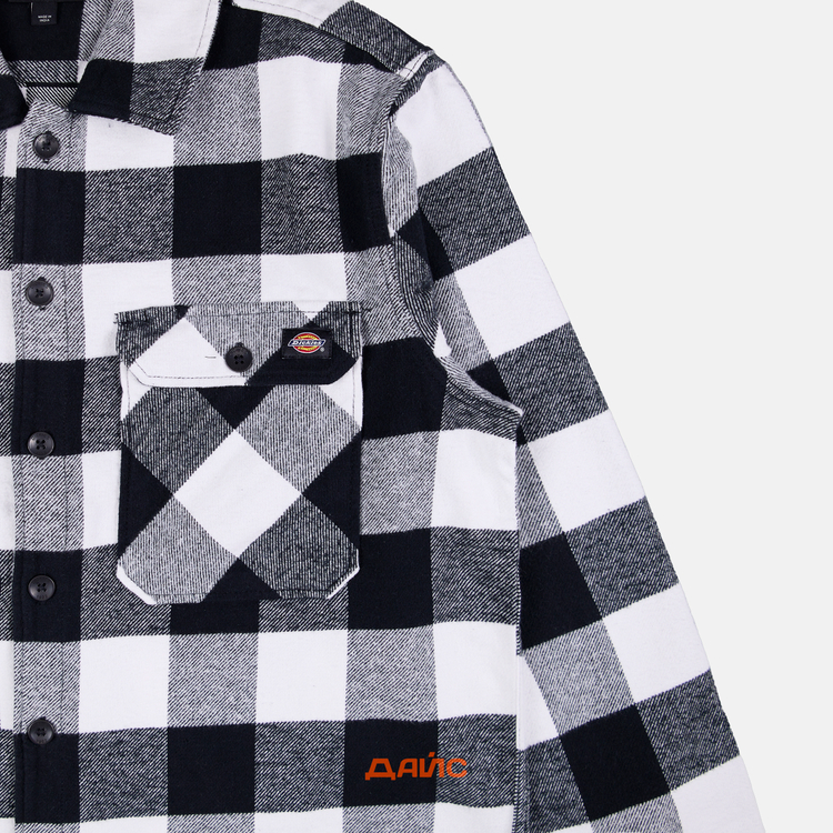 Рубашка мужская Dickies Sacramento Long Sleeve Shirt артикул:WLR23BLK - купить в магазине Дайс