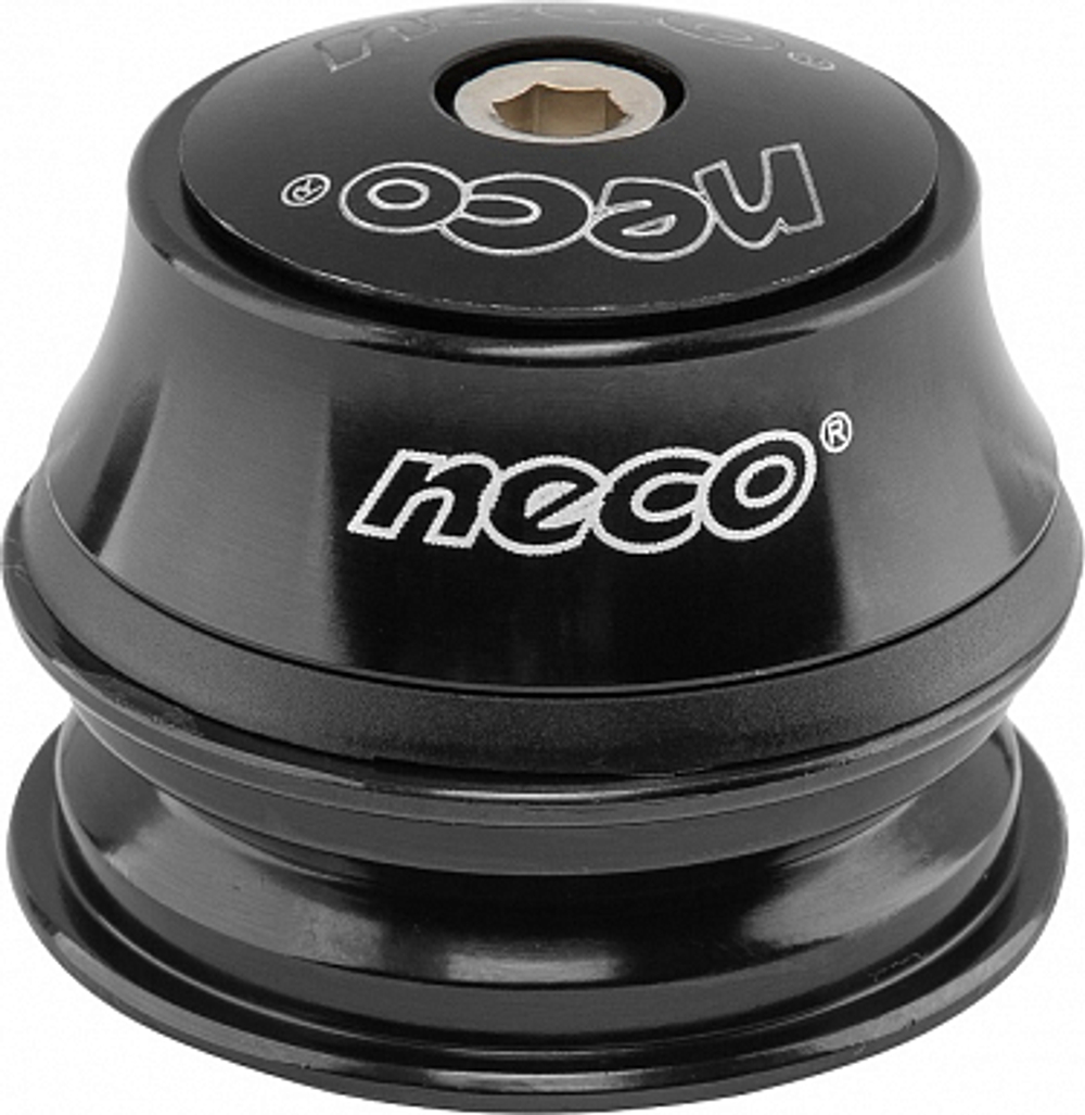 Детали рулевой колонки 1-1/8" безрезьбовая H369M NECO стальная чёрная полуинтегрир.
