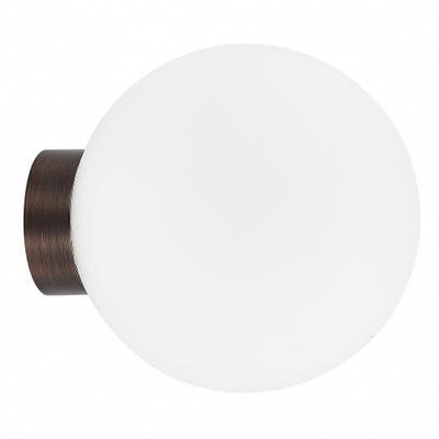 Светильник накладной MUNICH под лампу G9,  опаловое стекло,  основание цвета темная бронза,  D200xH220мм,  IP54