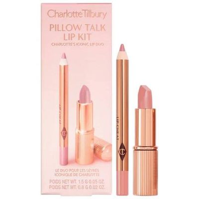 Мини-набор для губ CHARLOTTE TILBURY PILLOW TALK LIP KIT Iconic Lip Duo (розовый)