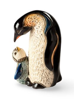 De Rosa Rinconada Статуэтка Пингвин с пингвиненком