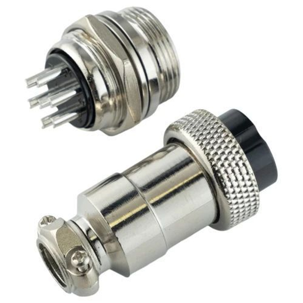 Авиационный разъем GX20 7Pin (штекер+гнездо)