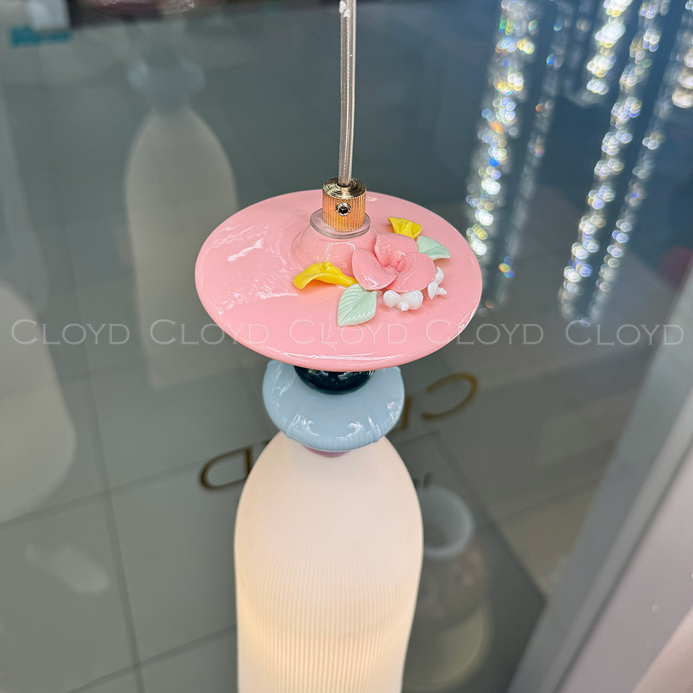 Подвесной светильник Cloyd LOTTIE-E P1 / Ø10 см - керамика - золото (арт.11893)