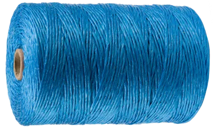 Шпагат ЗУБР многоцелевой полипропиленовый, синий, d=1,8 мм, 60 м, 50 кгс, 1,2 ктекс (50035-060)