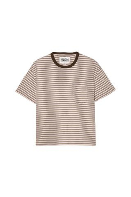 ZARA X BENITO ANTONIO ФУТБОЛКА В ПОЛОСКУ, РОЗОВЫЙ