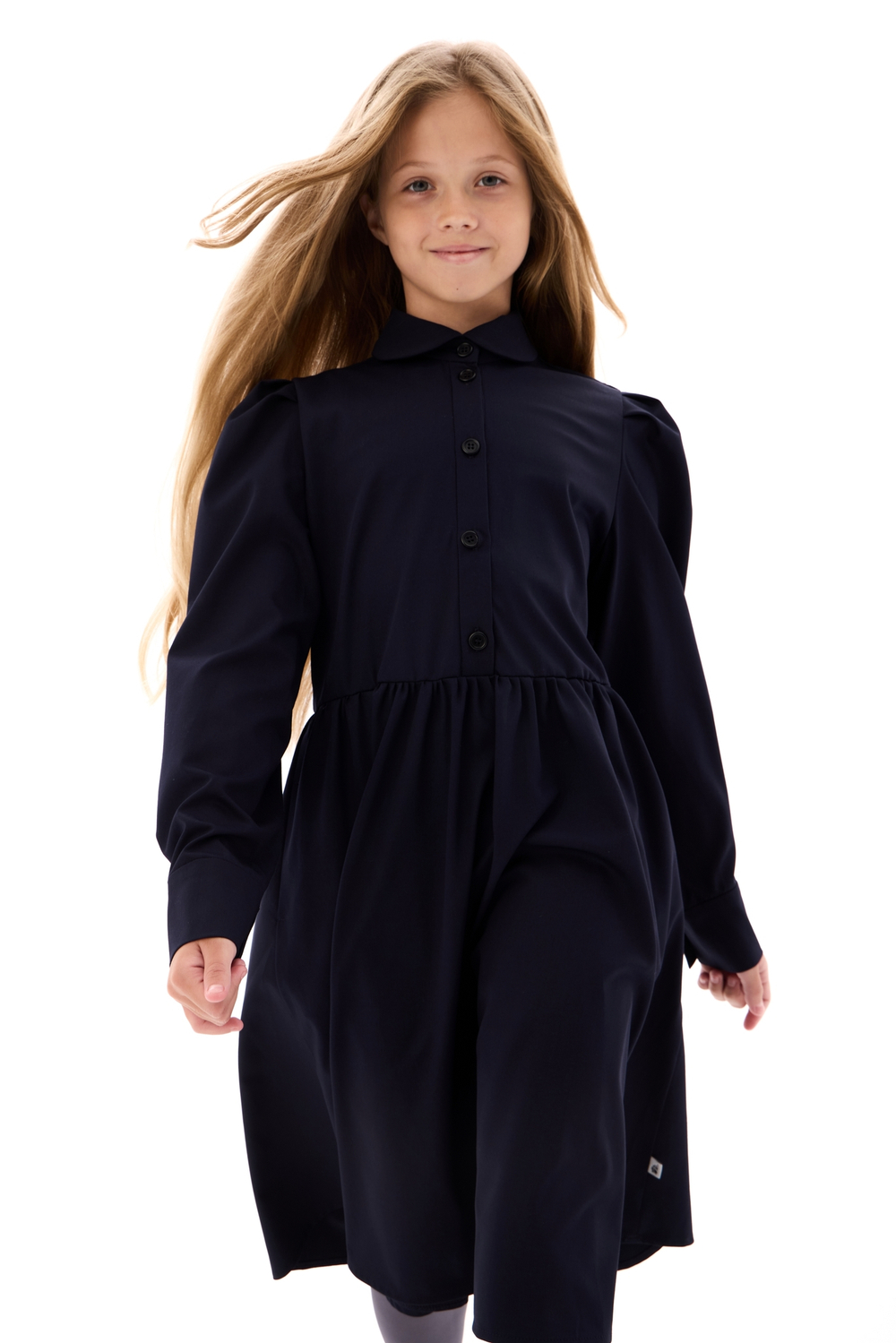 Классическое школьное платье Dark Blue