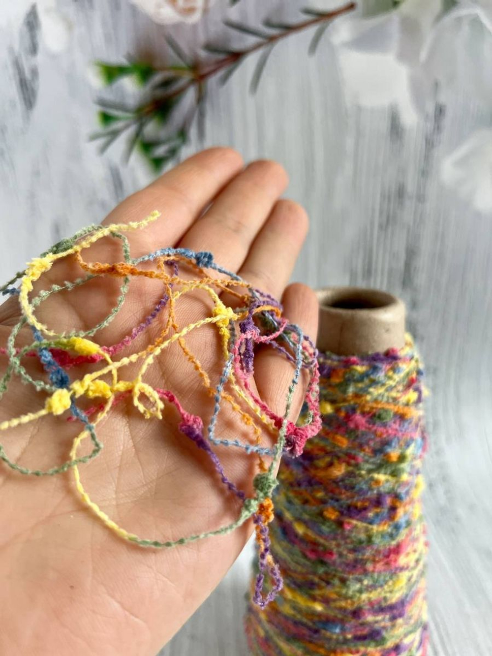 Пряжа  шишибрики узелки шишечки