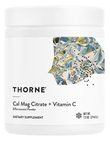 THORNE Cal Mag Citrate - Vitamine C 214 g , Кальций Магний Цитарат + Витамин С