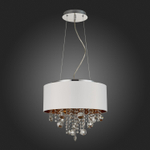 SL1350.503.04 Светильник подвесной ST-Luce Хром/Белый, Золотистый, Прозрачный E14 4*40W LACCHIA