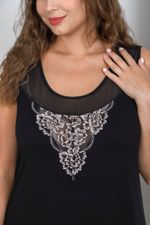 Ночная сорочка Сонет-1 Виотекс ЧЁРНЫЙ