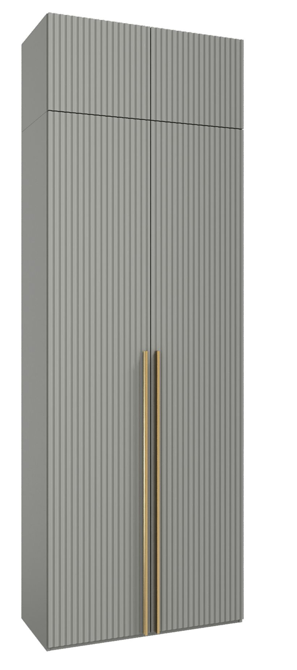 Шкаф для одежды, Аляска, серый