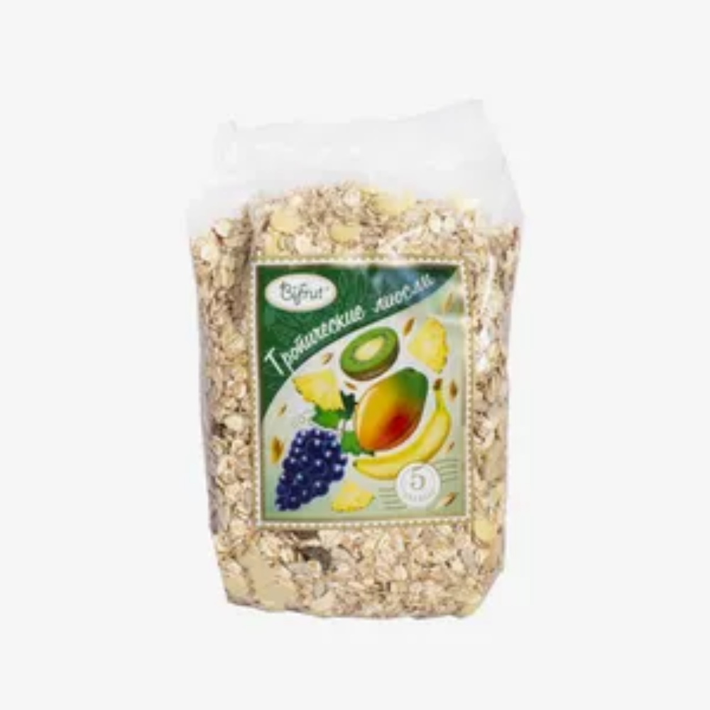 Мюсли зерновые Тропические Bifrut 5 злаков 500 гр