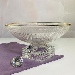 Lenardi 200-131 Фруктовница 27,5см на ножке в под.уп. (х4)Стекло