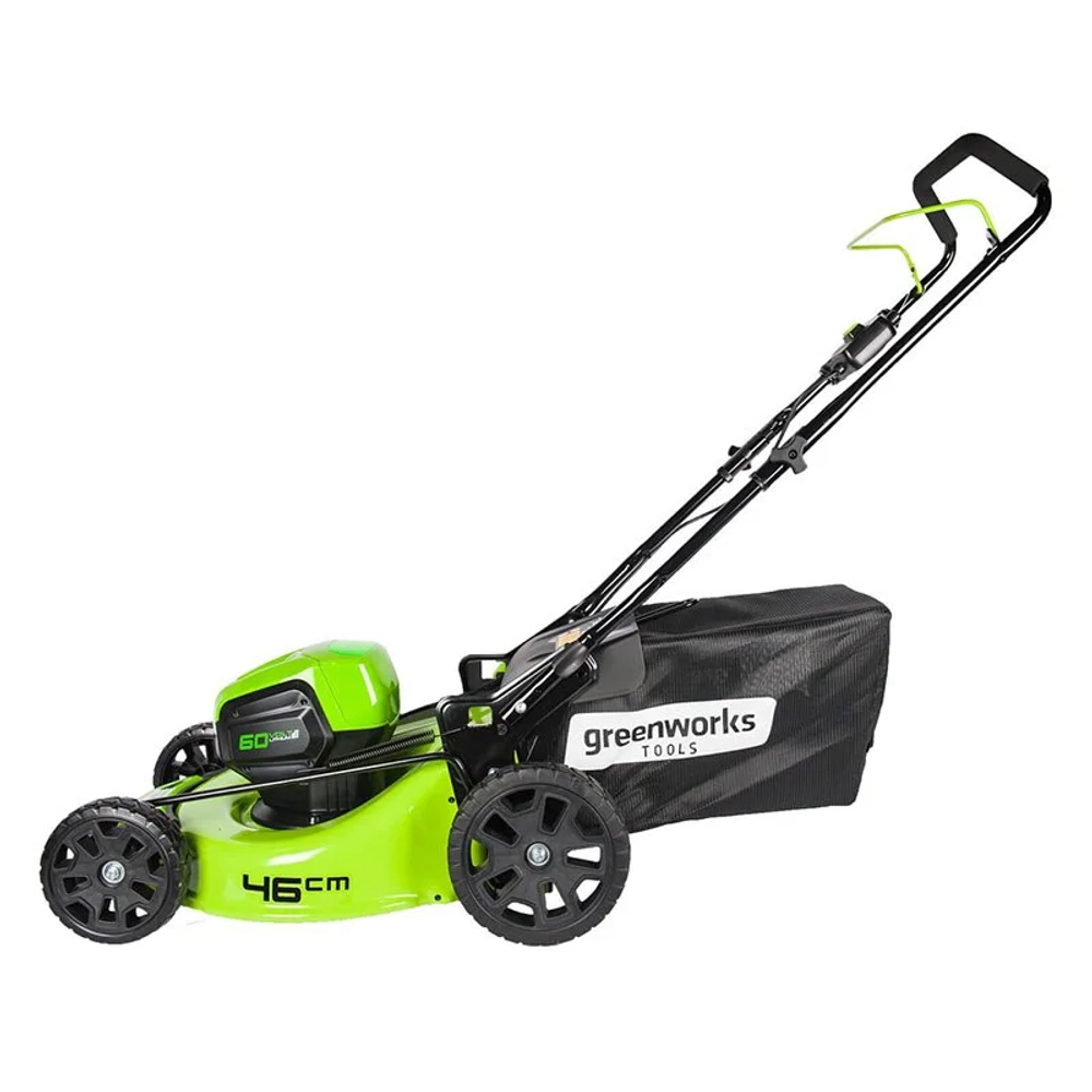 Аккумуляторная газонокосилка Greenworks GD60LM46HPK5 60В (1 x 5 Ач, ЗУ) нож 46 см, 2502807UG